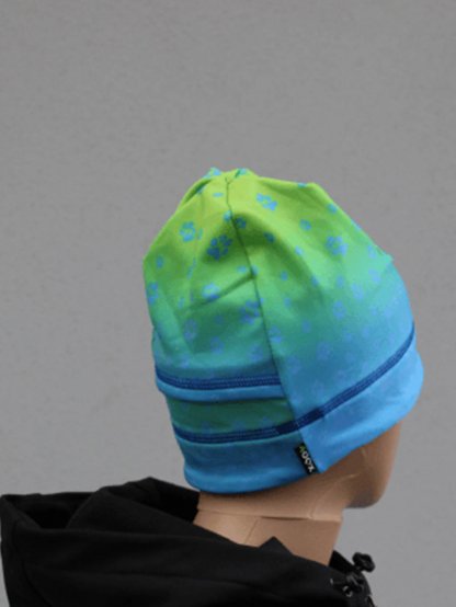 Sport. cap fleece + low ponytail E29L lime 2