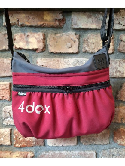 Training handbag small Burgundy Grey - shipped within days