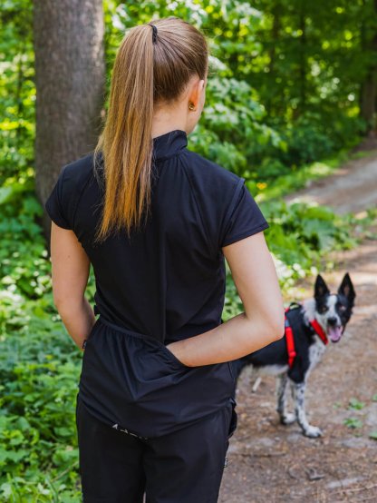 Ladies summer training vest - black