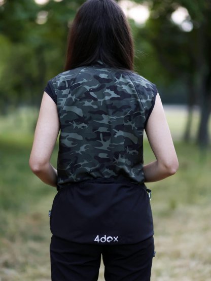 Dames bodywarmer zomer 4dox - camouflage 2