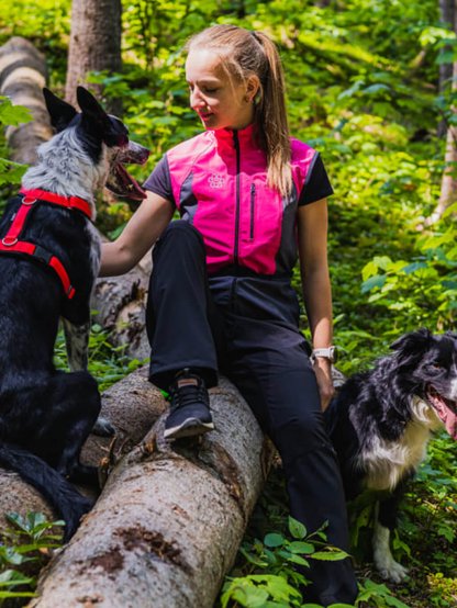 Ladies summer training vest - pink