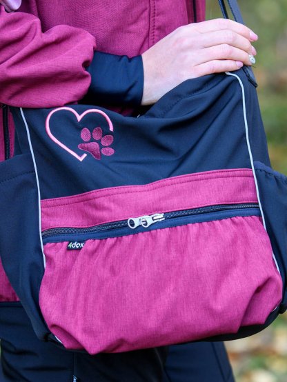 Training bag large garnet 4dox