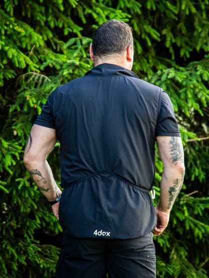 Men's summer training vest BLACK 4dox 2