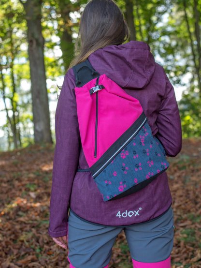 Training backpack cross PINK