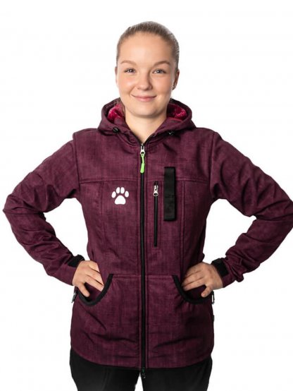 Women's winter jacket burgungy