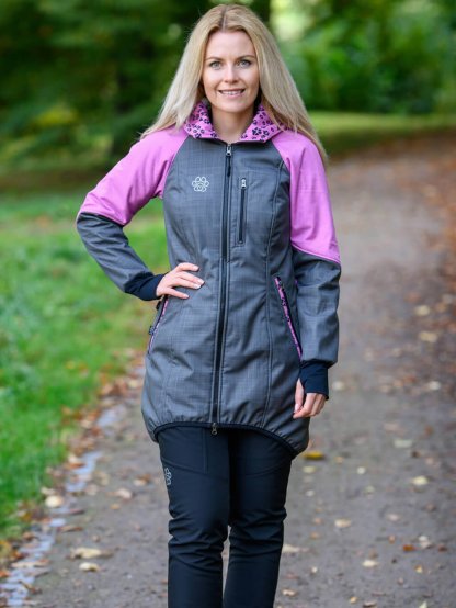 Dames winter parka lila 4dox 2