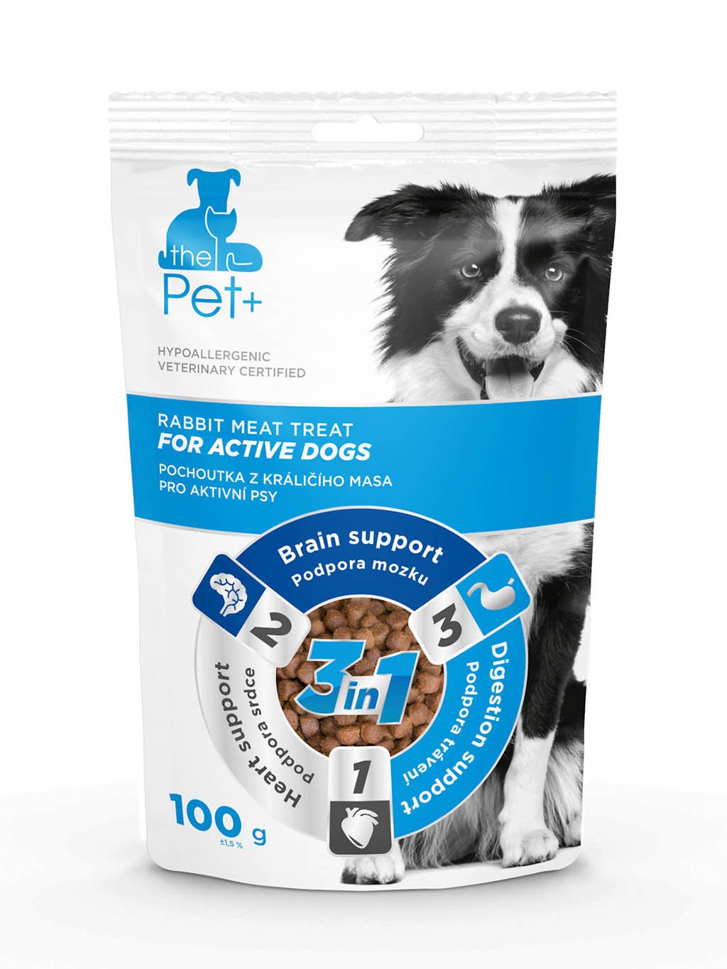3-pack pochoutek the Pet+ dog (City, Sensitive, Active) 300 g