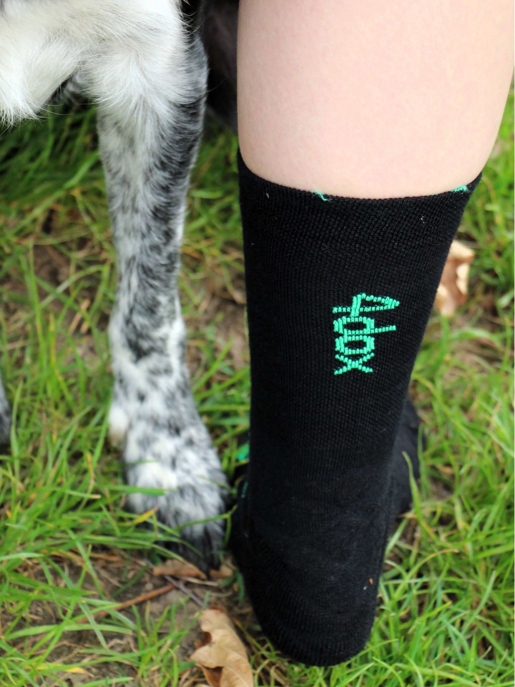 Merino ponožky 4dox - zelené