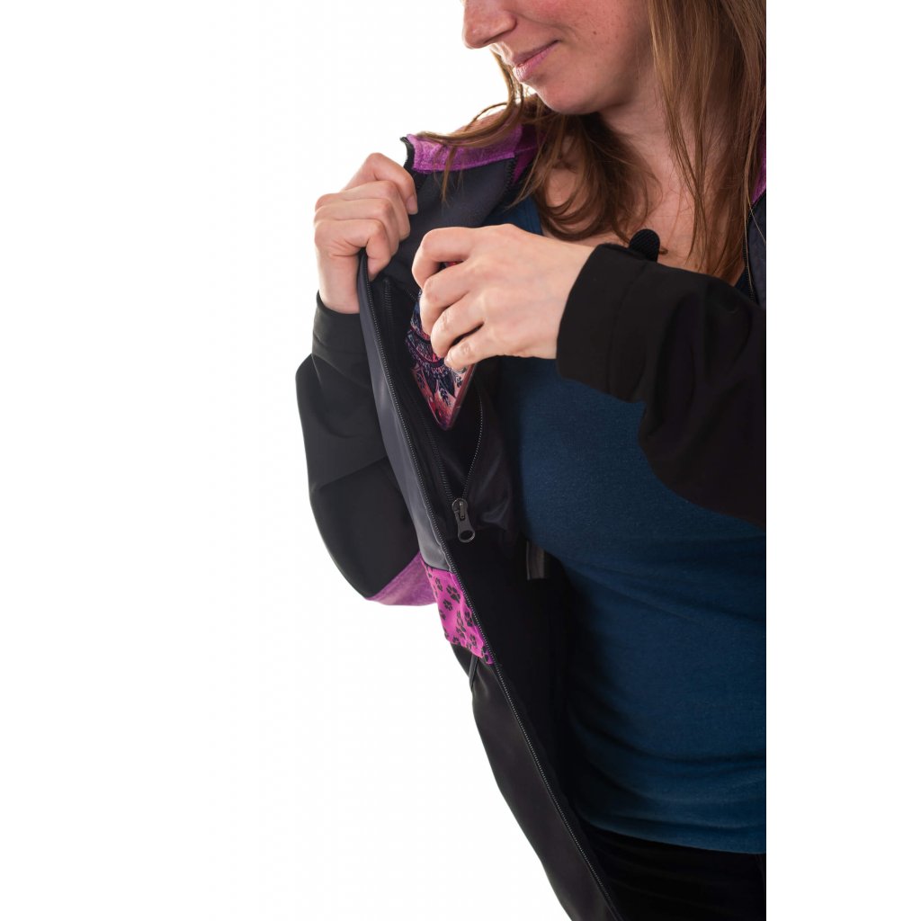 Výcviková dámská bunda lila celoroční výprodej