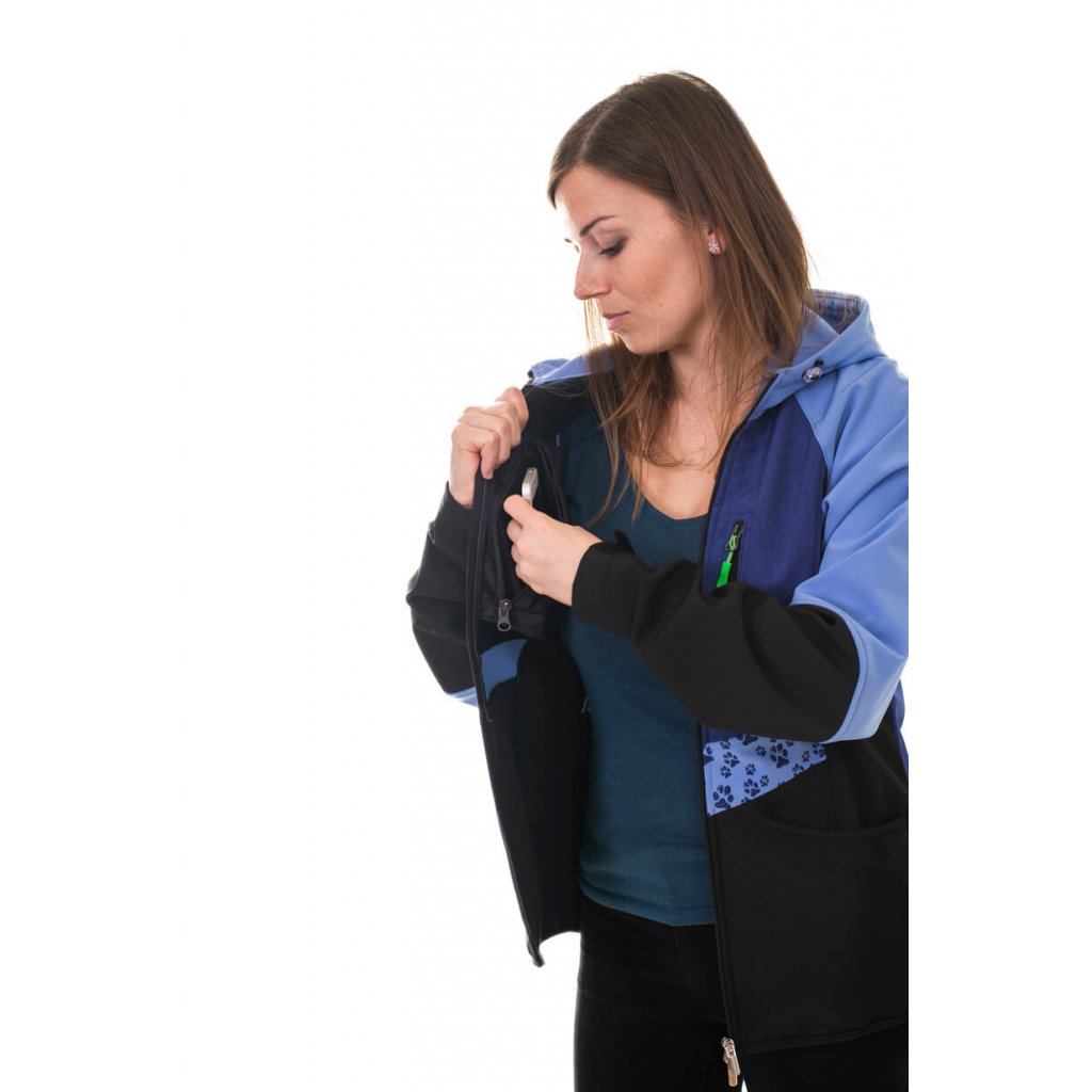 Výcviková dámská bunda švestková celoroční 4dox