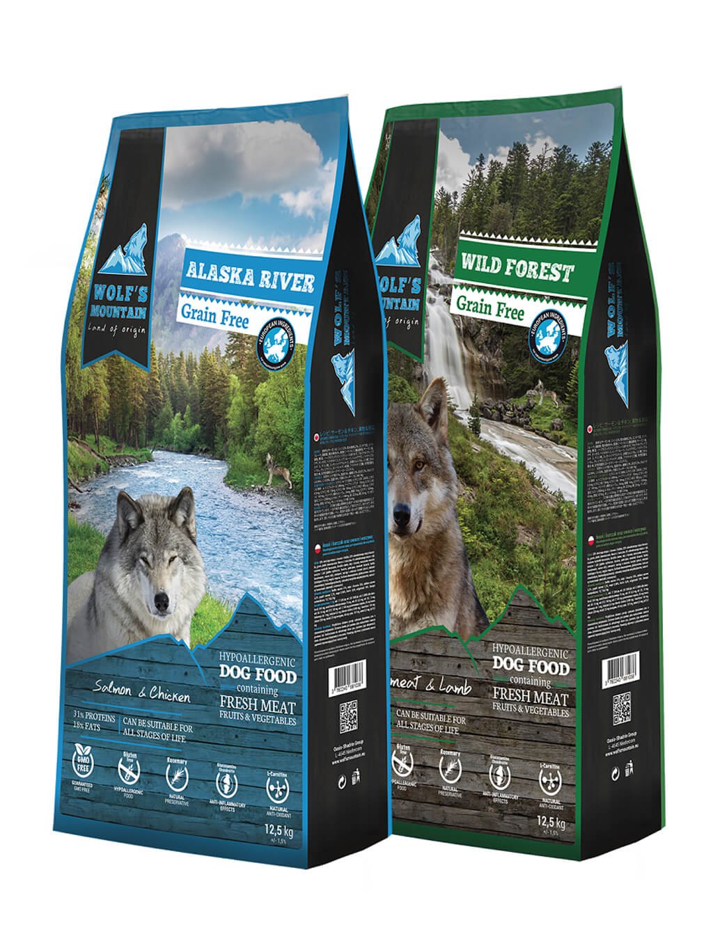 Wolf's Mountain Alaska River+Wild Forest 2x 12kg