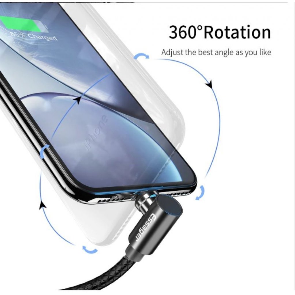 Kabel napájecí magnetický červený
