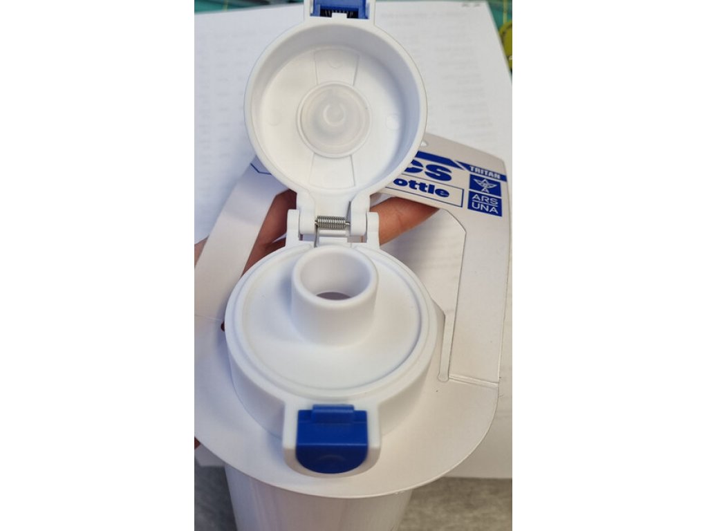 ARS UNA fľaša plastová 450 ml modro-oranžová