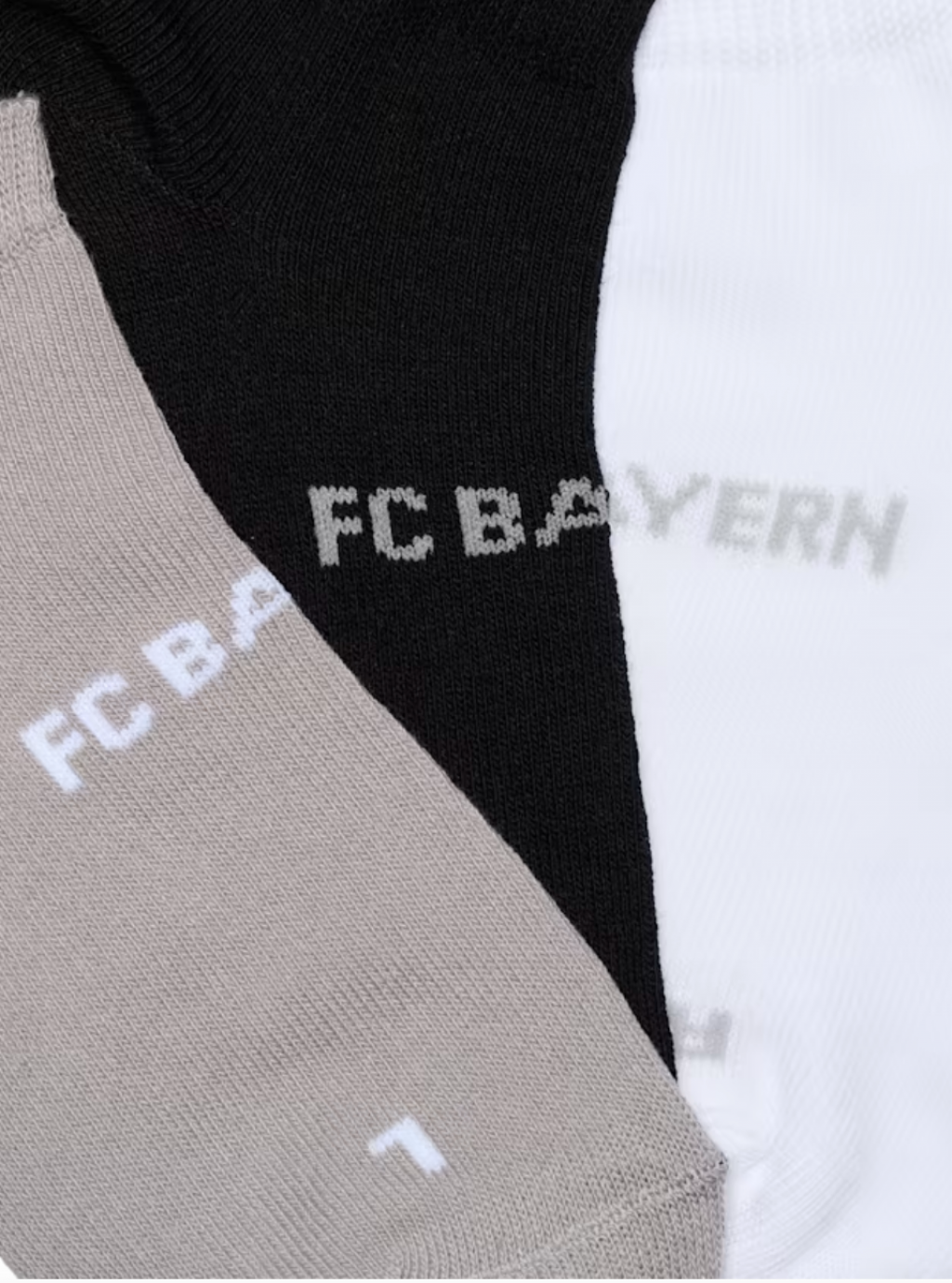 členkové detské ponožky - 3 páry FC Bayern München