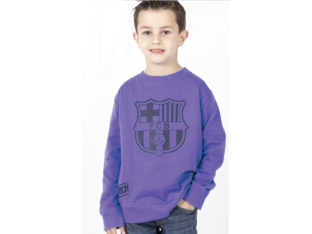 dětská mikina FC BARCELONA - violet