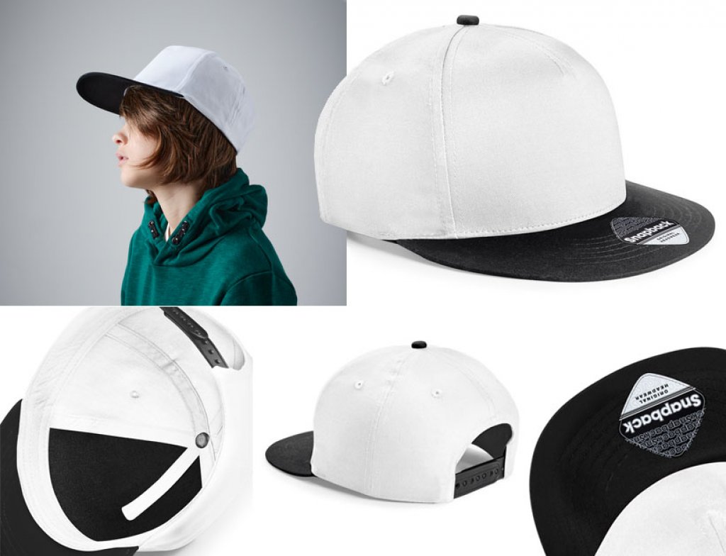 gyerek baseball sapka saját névvel SNAPBACK - fekete kék