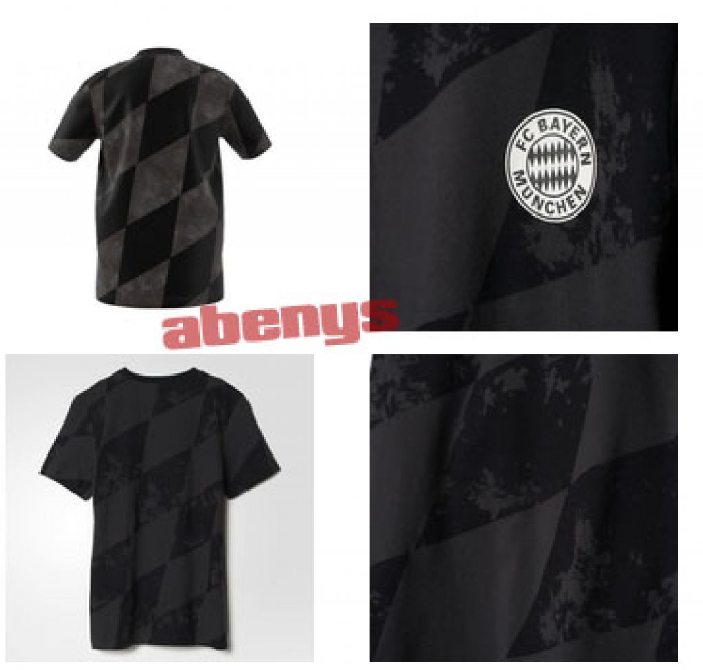 detské tričko adidas FC Bayern München BJ8455 - čierne