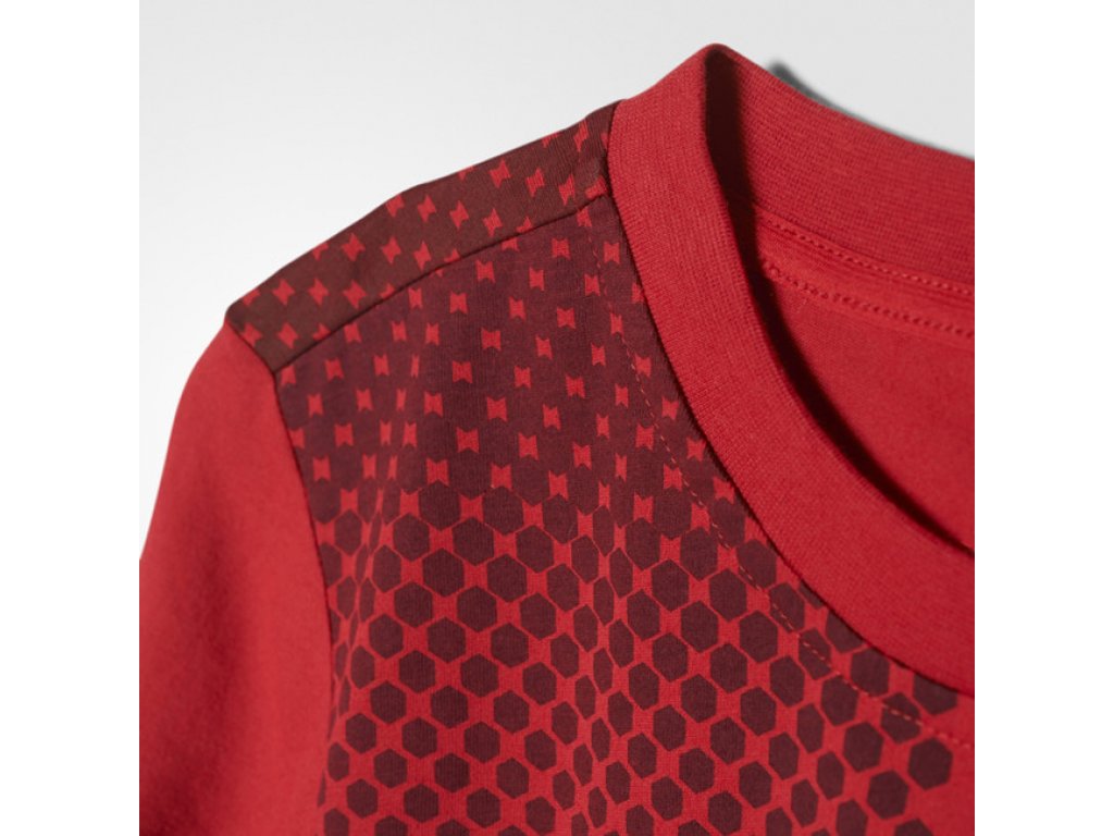 dětské tričko adidas BQ2965 MANCHESTER UNITED - červené