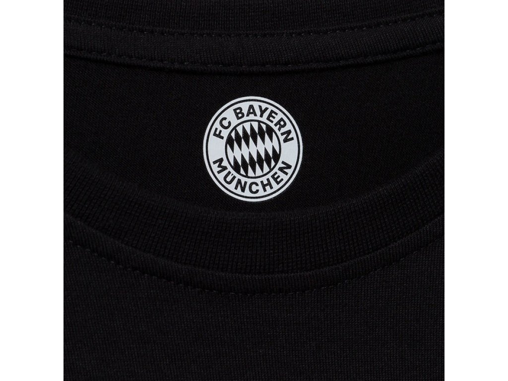 Dětské tričko Glow in the dark FC Bayern München, černé