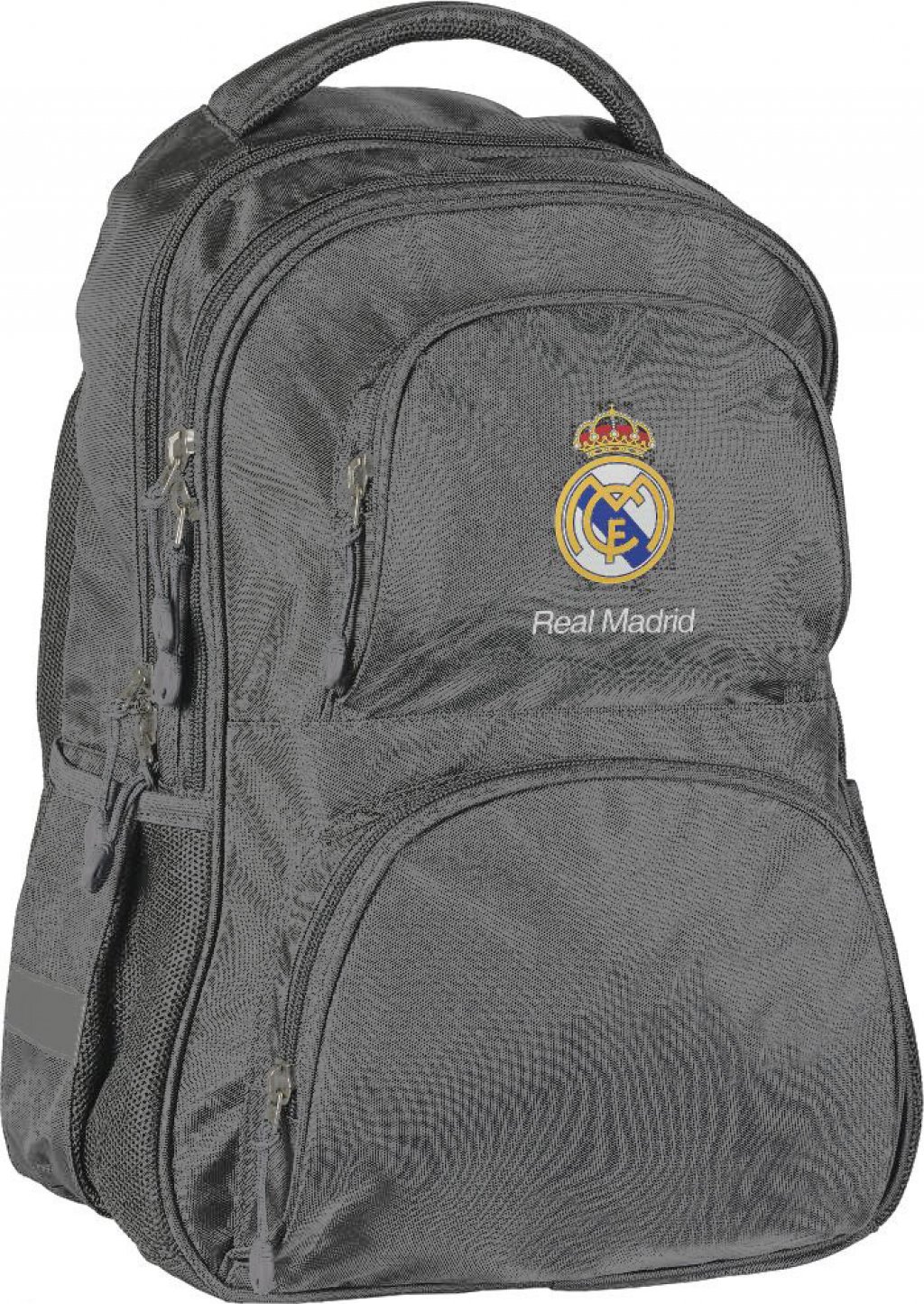 ergonomicky tvarovaný batoh REAL MADRID - šedý