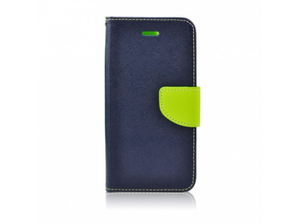 Flexi color book pouzdro na LG K10 - tmavě modré - lime