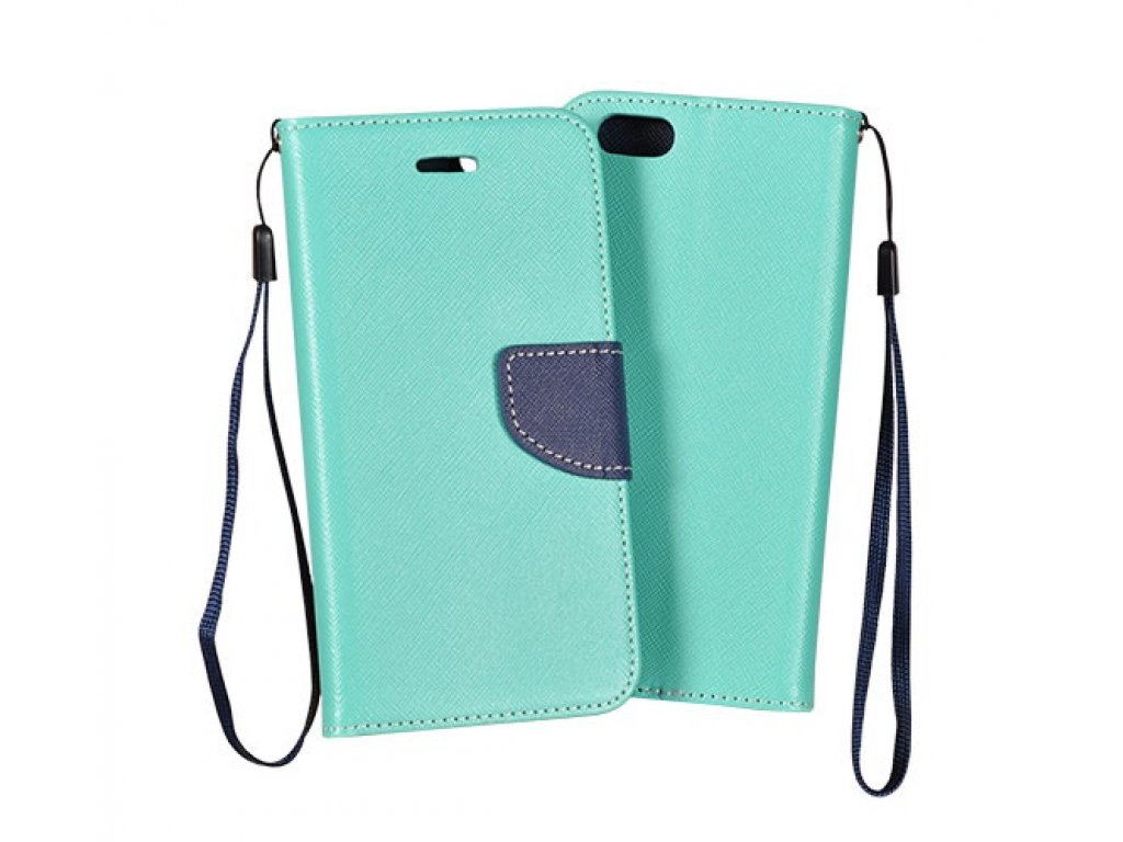 Flexi color book pouzdro na LG X Cam - mint - tmavě modré
