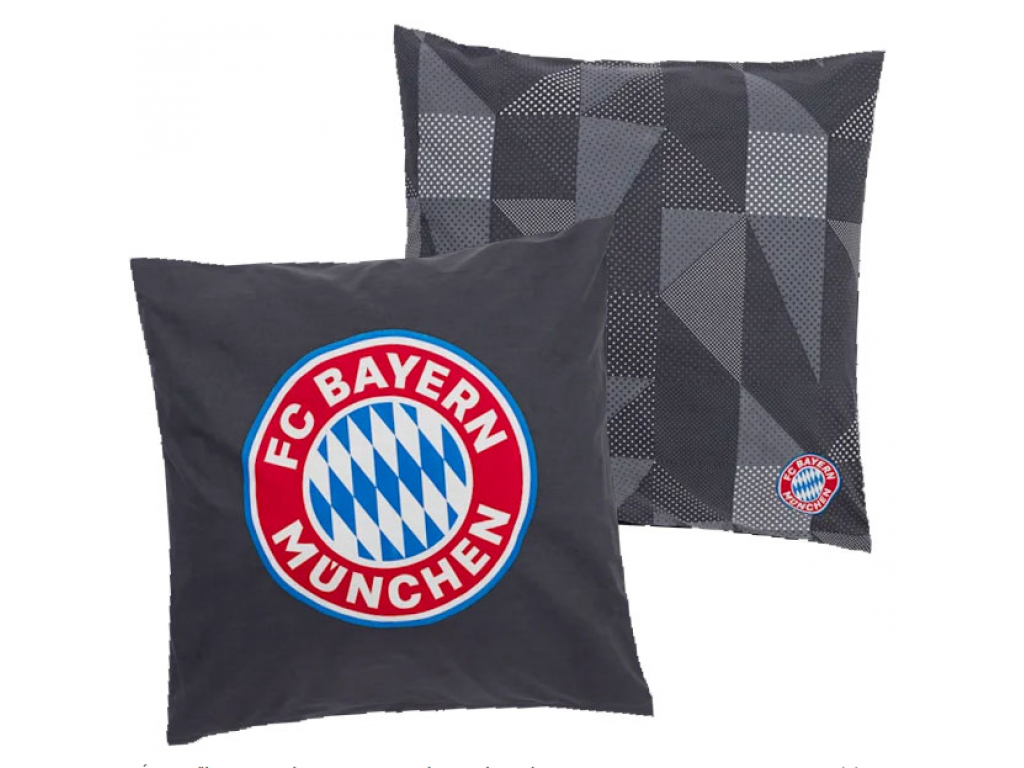 Ložní povlečení FC Bayern München, tmavě šedá