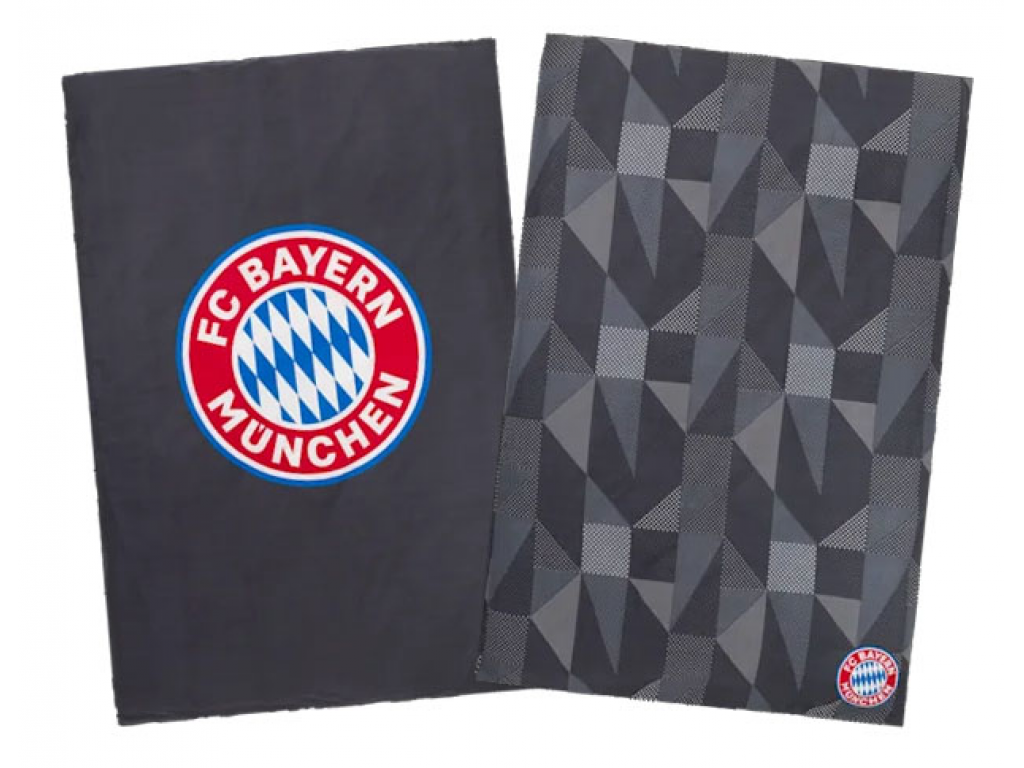 Posteľné obliečky FC Bayern München, tmavo sivá