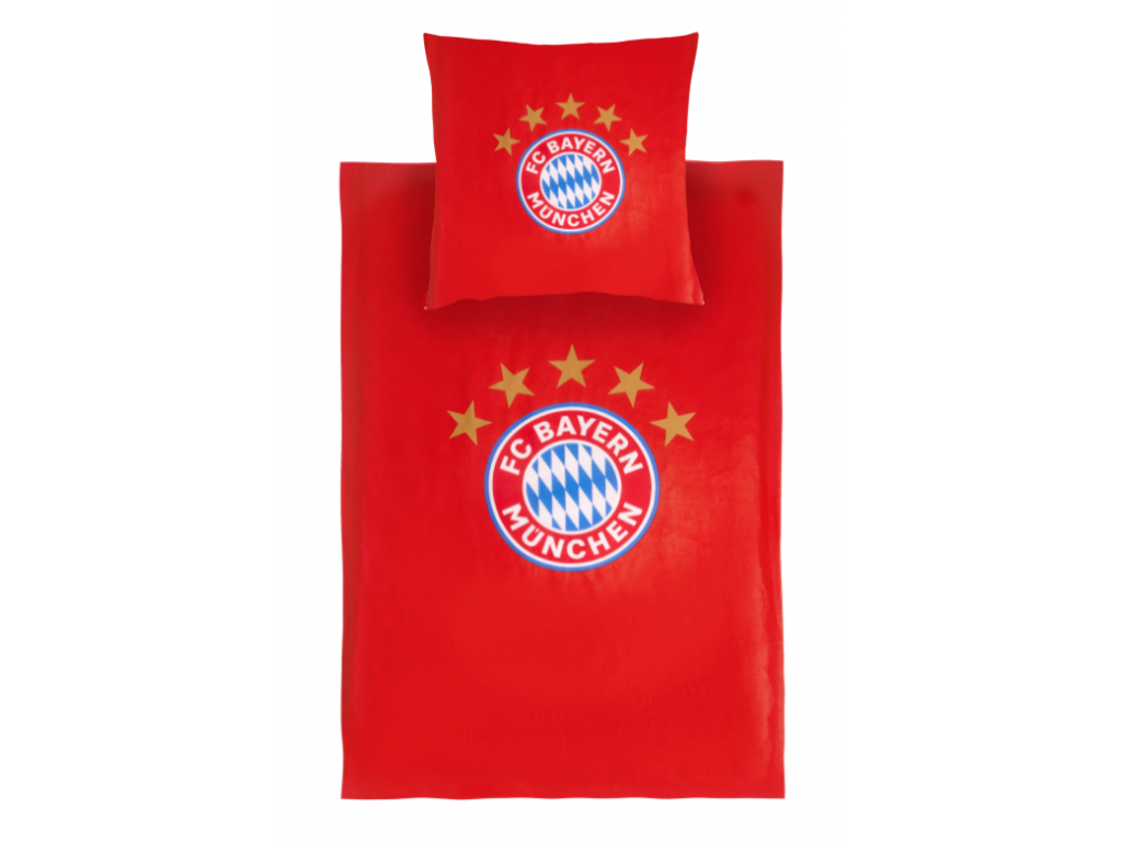 Ágyneműhuzat garnitúra STRIPE, FC Bayern München flanel
