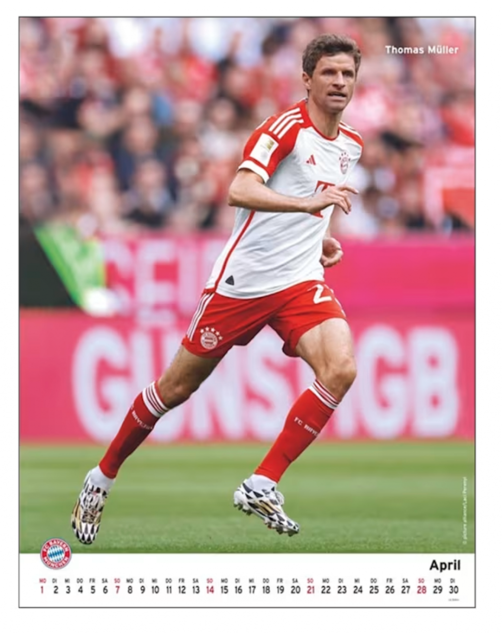 falinaptár FC Bayern München