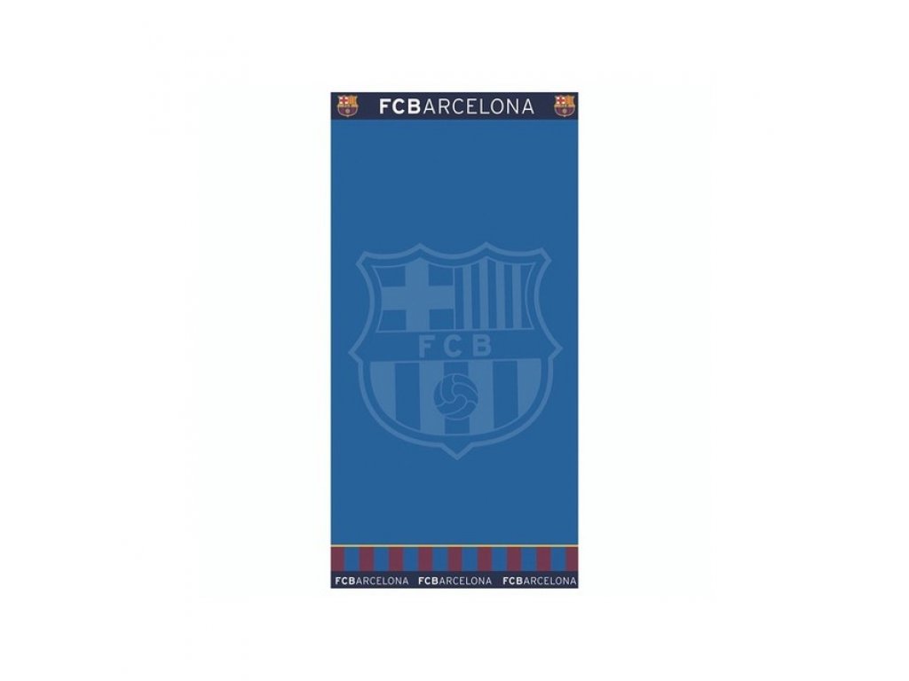 Strandtörölköző FC BARCELONA - ROYAL / 85 x 160 cm
