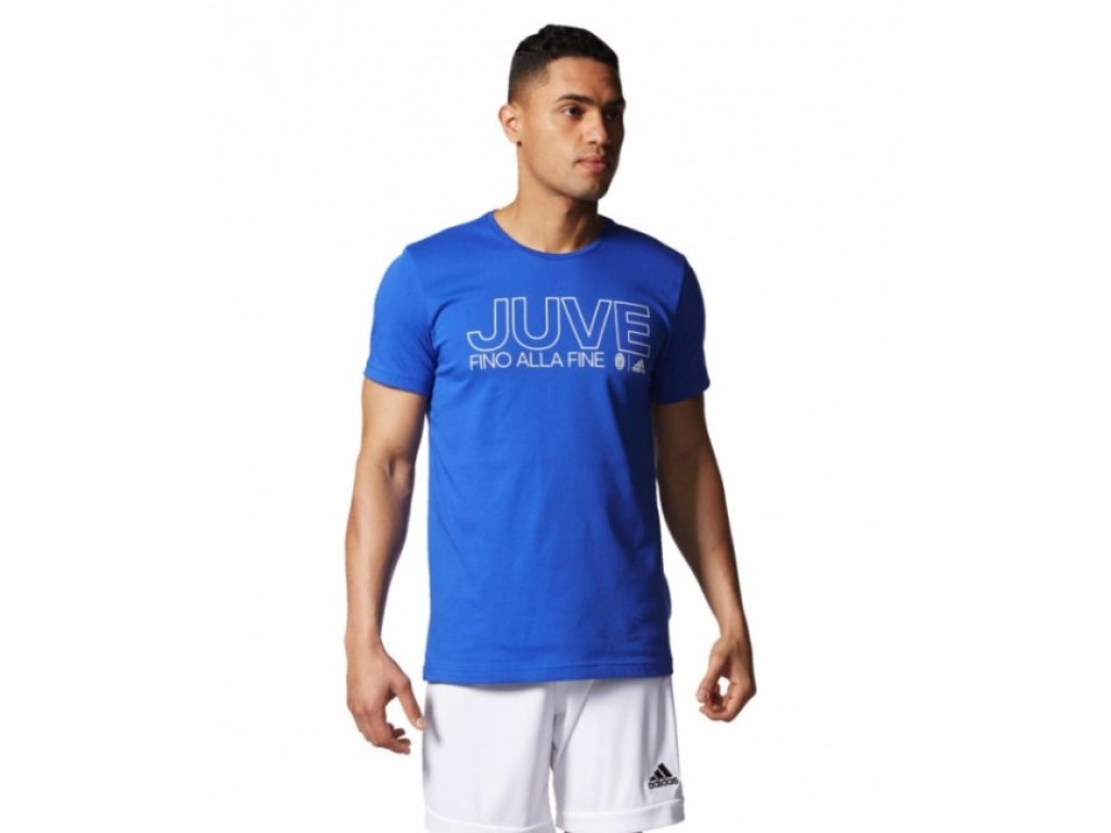 pánske tričko adidas JUVENTUS - veľ. S modré