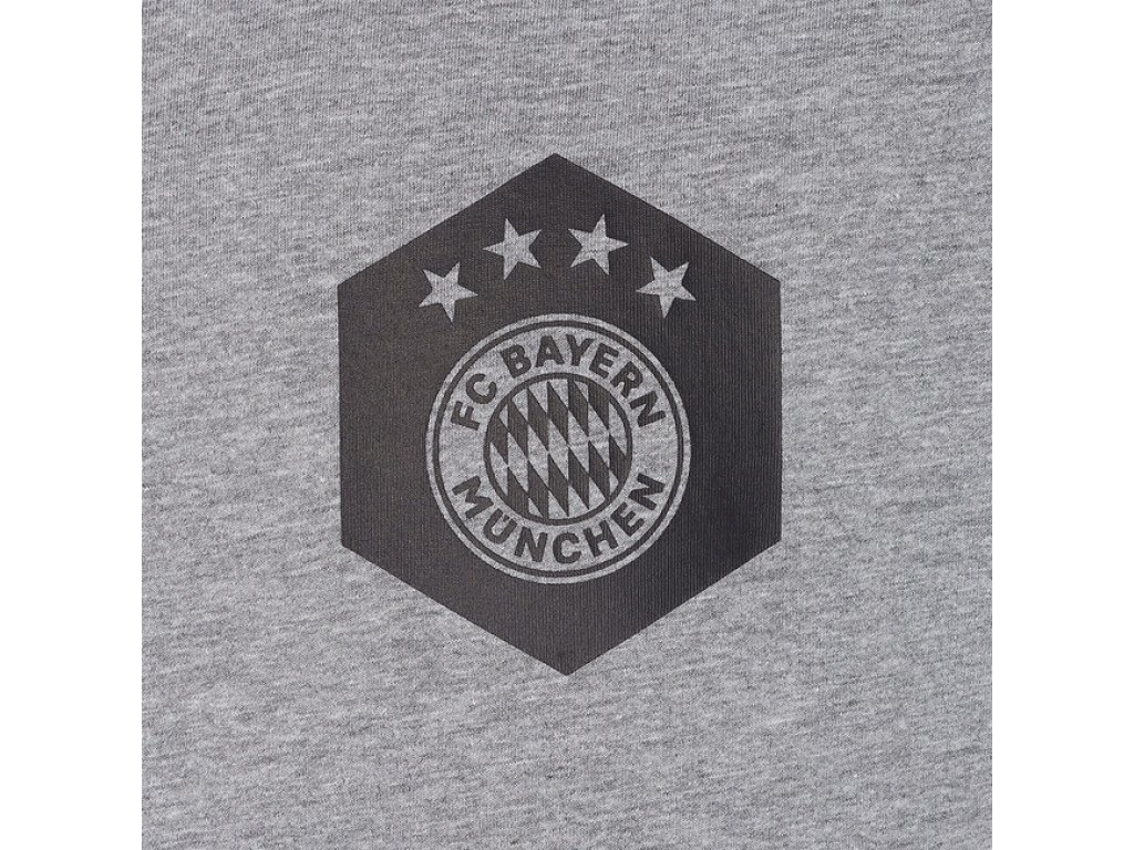 Pánske tričko Black Sign FC Bayern München, šedá-  melange