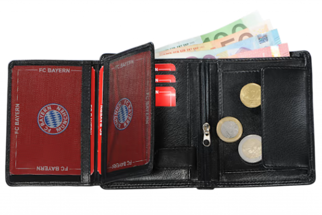 Bőr pénztárca FC Bayern München Pin