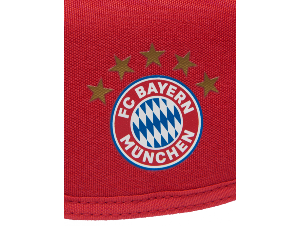 Pénztárca logó öt csillaggal FC Bayern München, piros