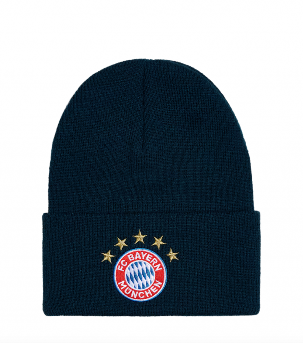 Dětská pletená čepice FC Bayern München, modrá