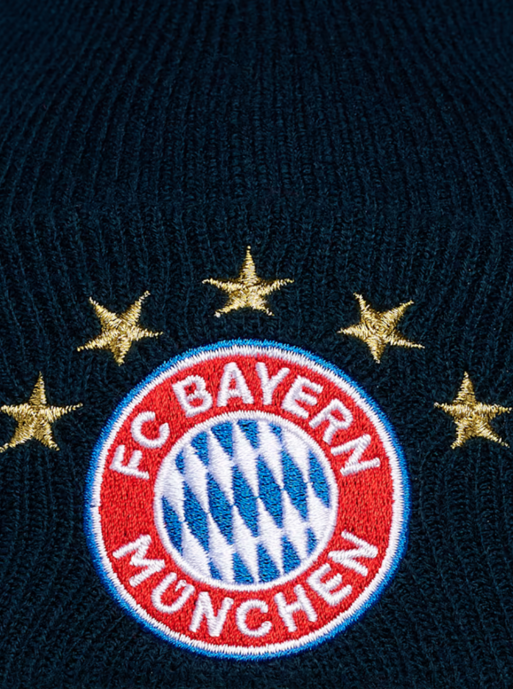 Dětská pletená čepice FC Bayern München, modrá