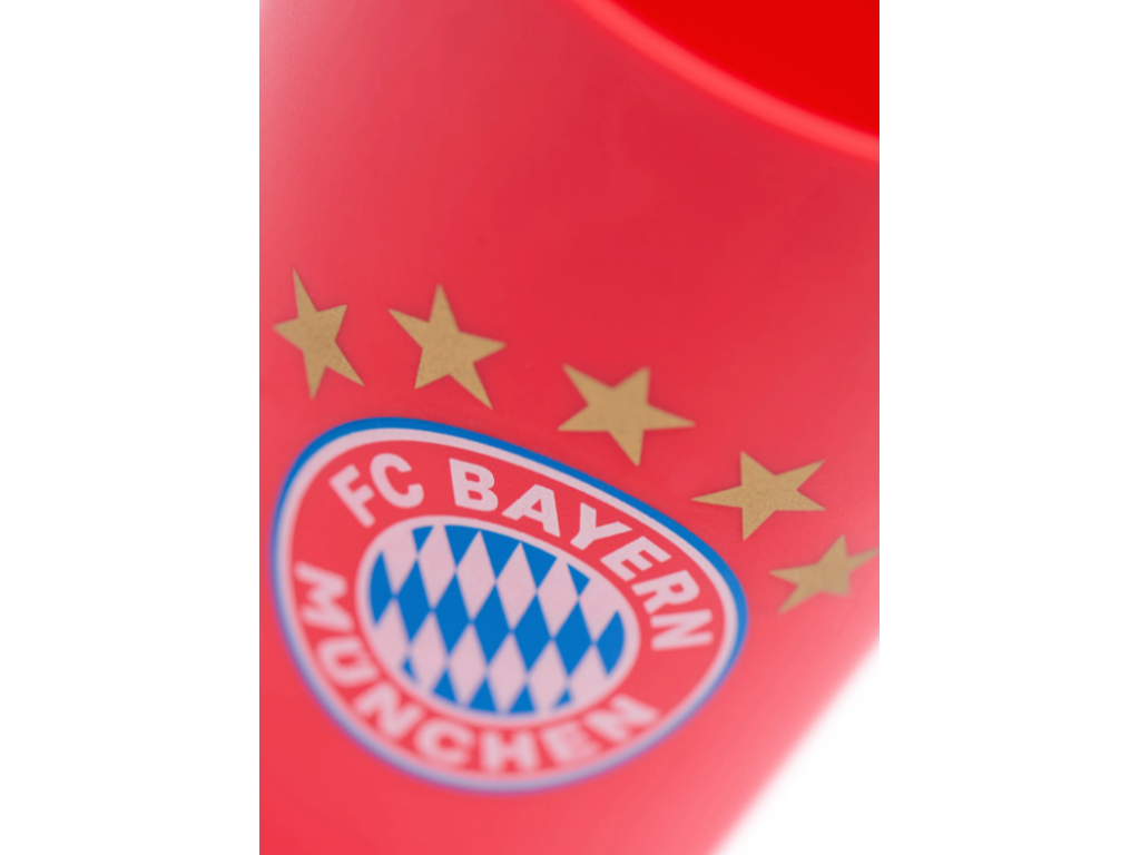 Pohár pro zubní kartáček a zubní pastu FC Bayern München, červený