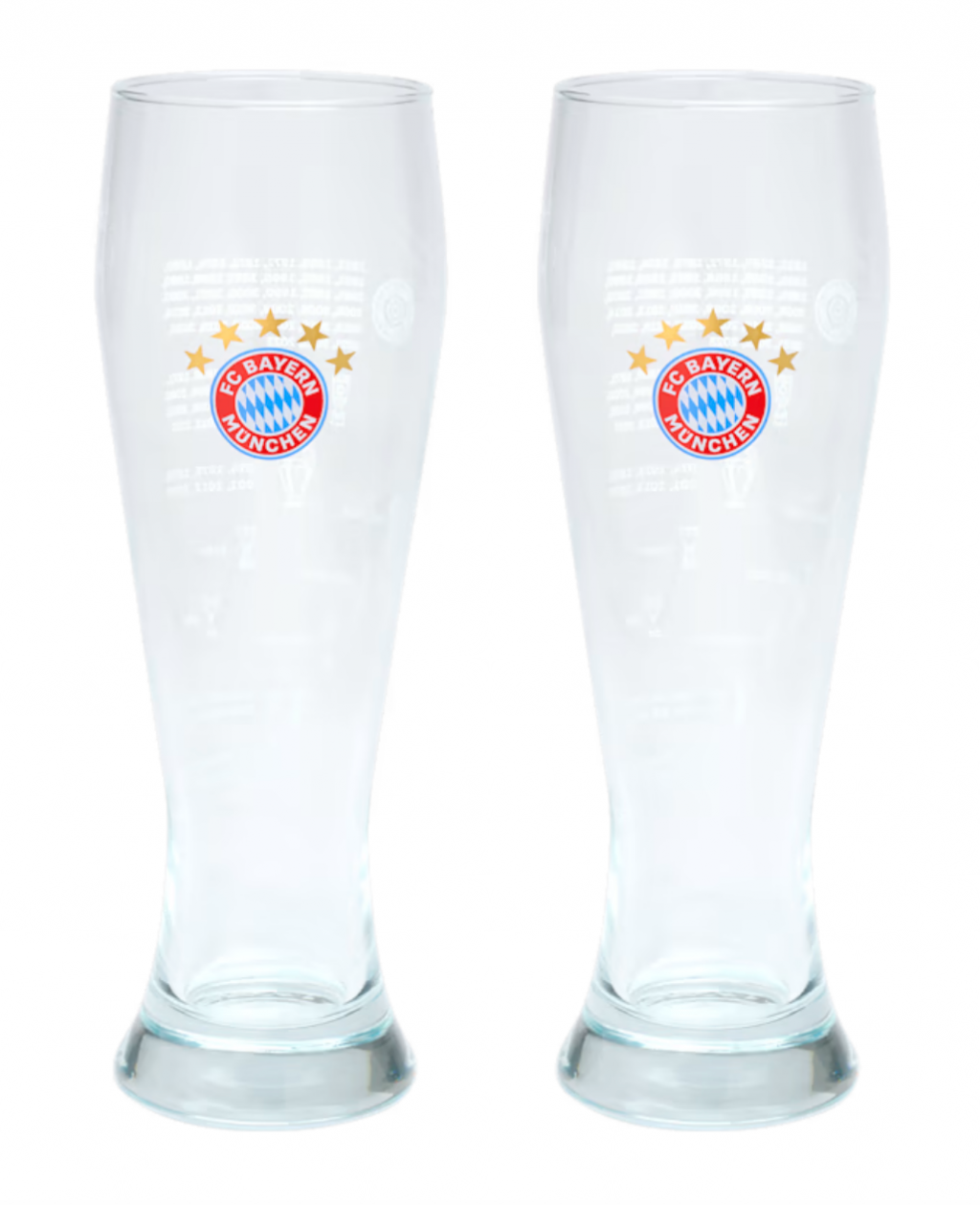 Skleničky na pivo 0,5l, FC Bayern München - 2ks