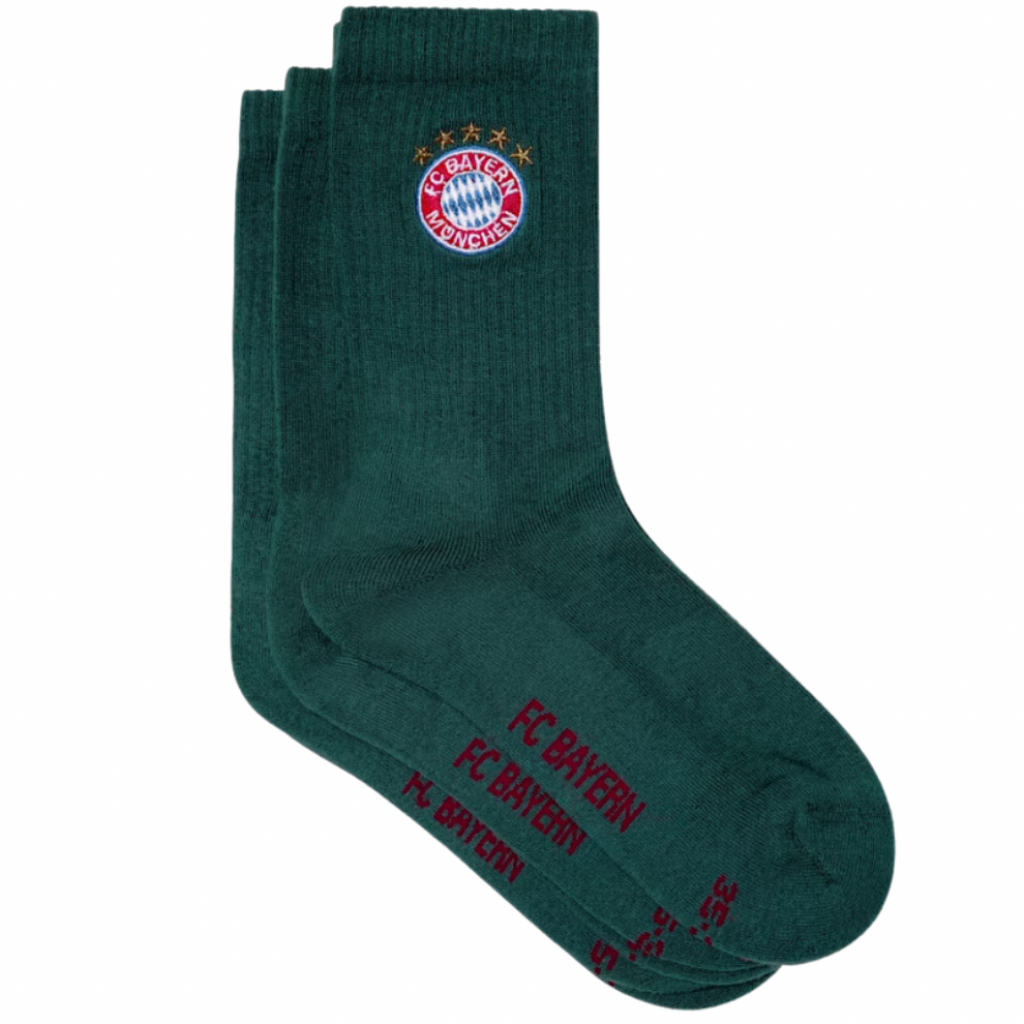 ponožky - 3 páry FC Bayern München, tmavozelená