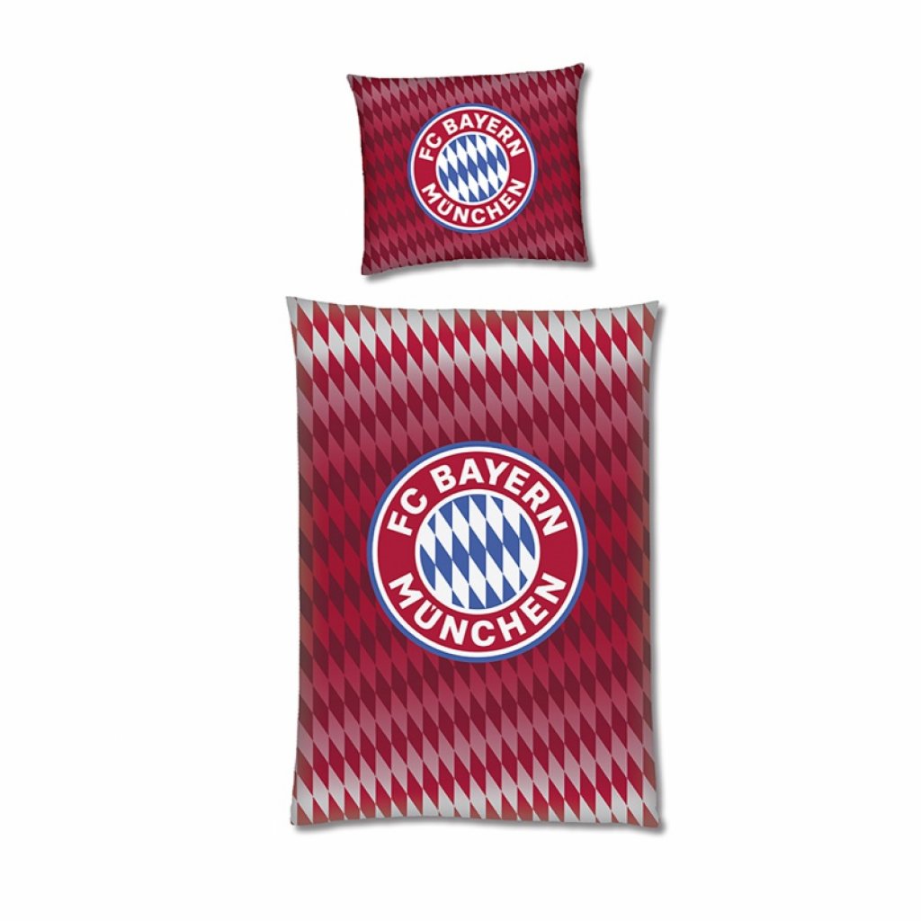 Posteľné obliečky FC Bayern München, červené