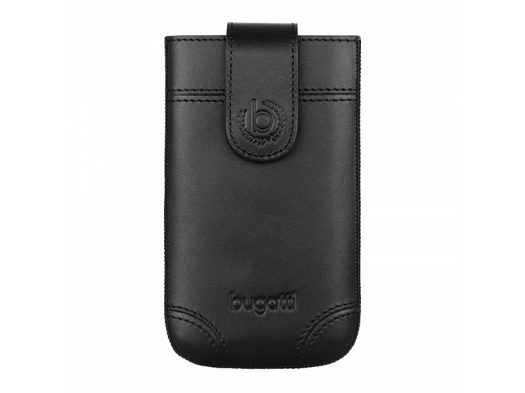 pouzdro - SlimCase Leather Dublin black M - Apple iPhone 4, Samsung i8190 Galaxy S3 Mini