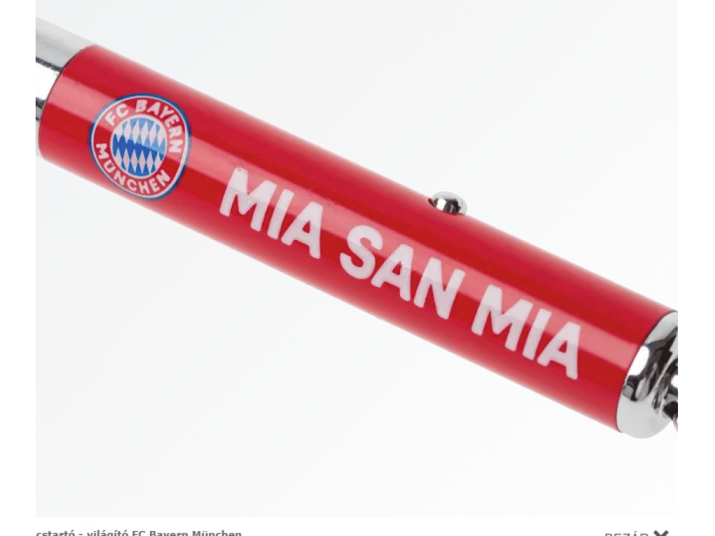 prívesok na kľúče - svetlo FC Bayern München