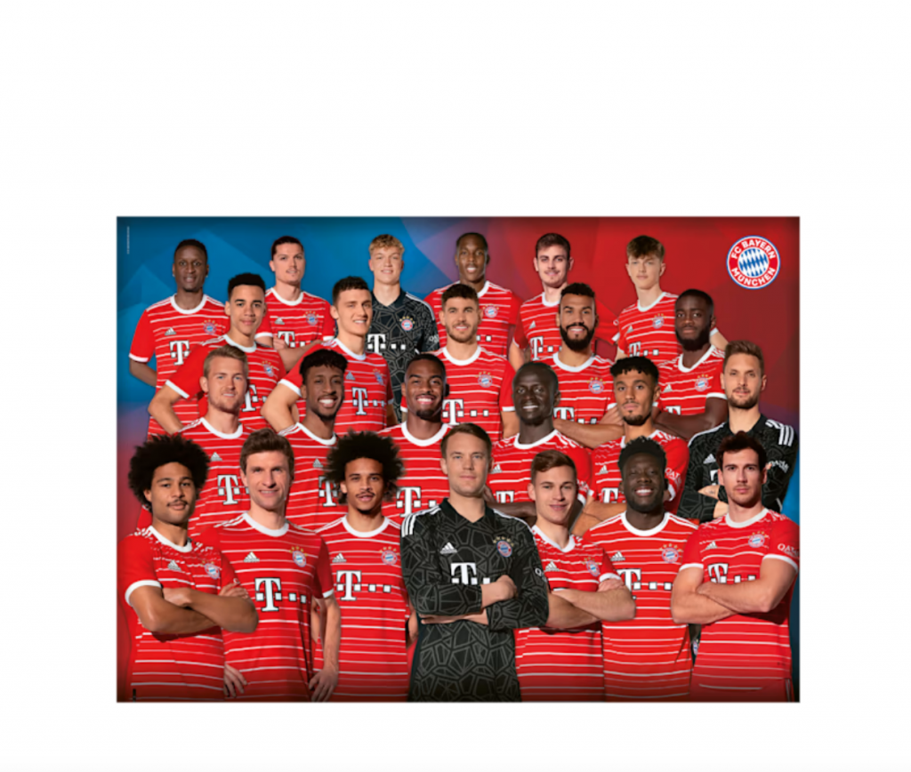 Puzzle Team 2022/23 FC Bayern München, 1000 db