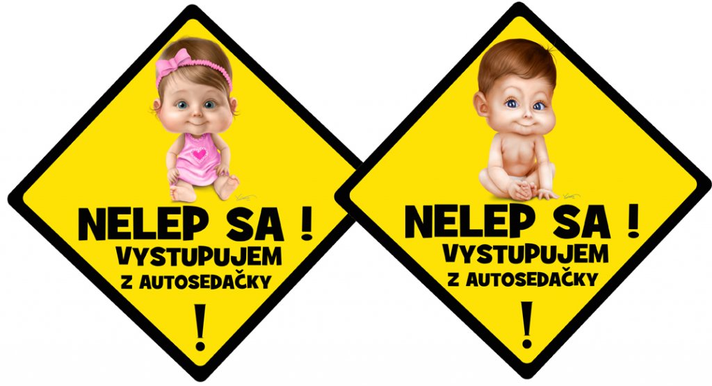 Samolepka na auto BABY ON BOARD