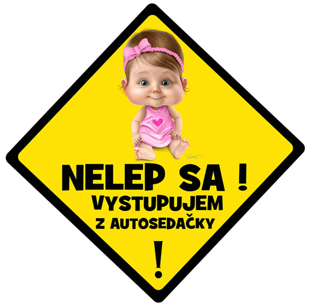 Samolepka na auto BABY ON BOARD