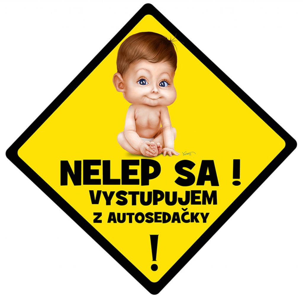 Samolepka na auto BABY ON BOARD