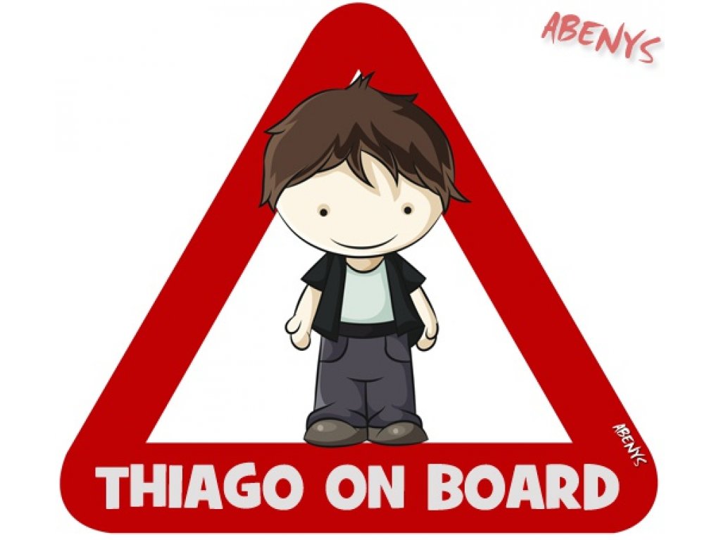autómatrica fényvisszaverő saját felirattal -Thiago