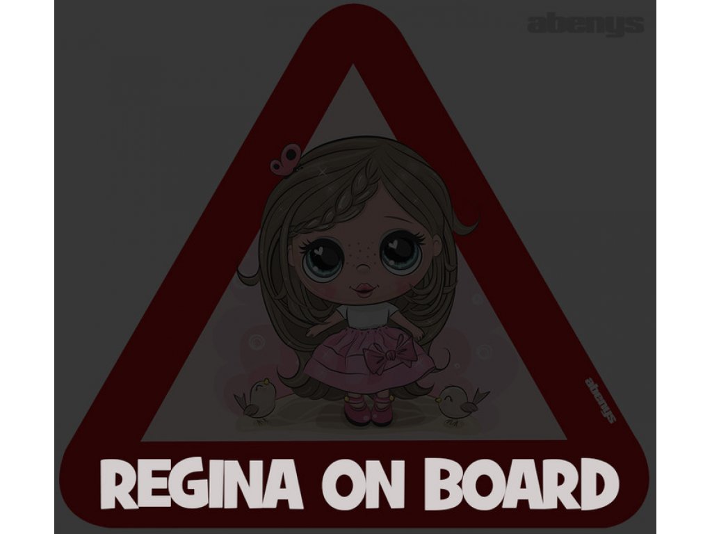 autómatrica fényvisszaverő saját felirattal - Regina