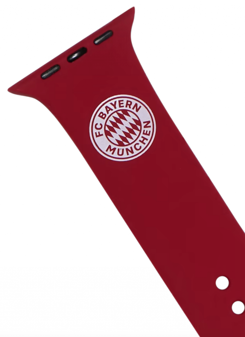 Silikónový remienok na Apple Watch FC Bayern München červený